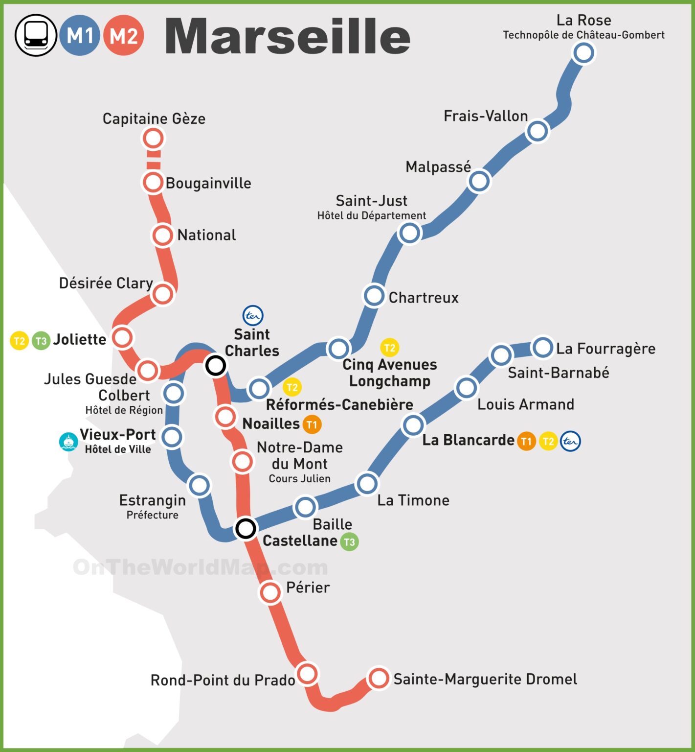 Marseille Metro Map 1421x1536 