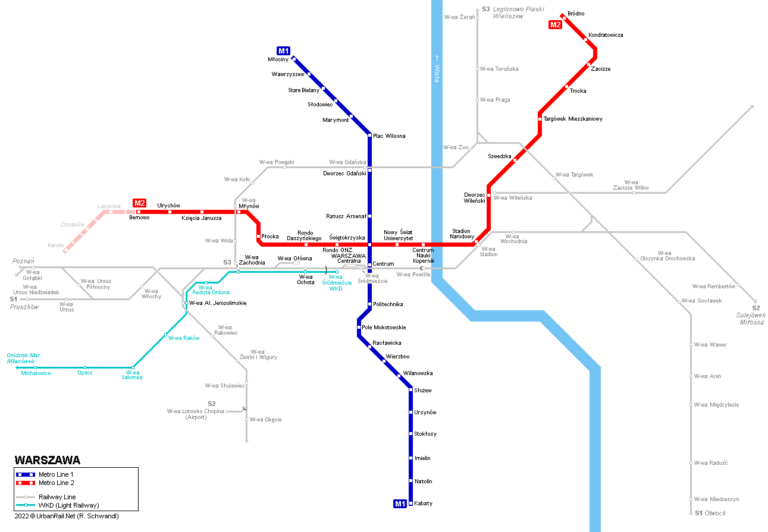 Warsaw Metro - Map, lines, stations and tickets | Tour Guide 2023